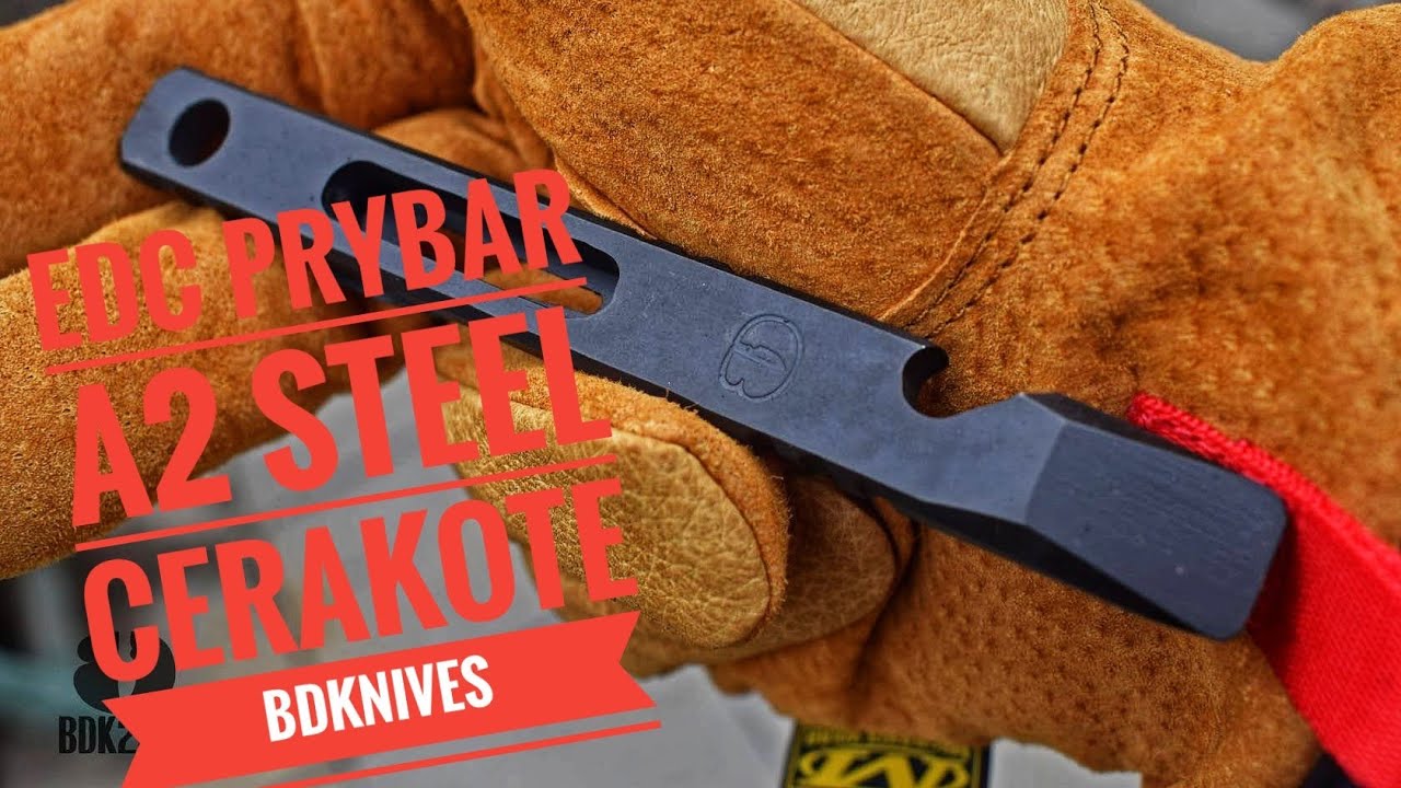 P2 model Cerakote EDC prybar