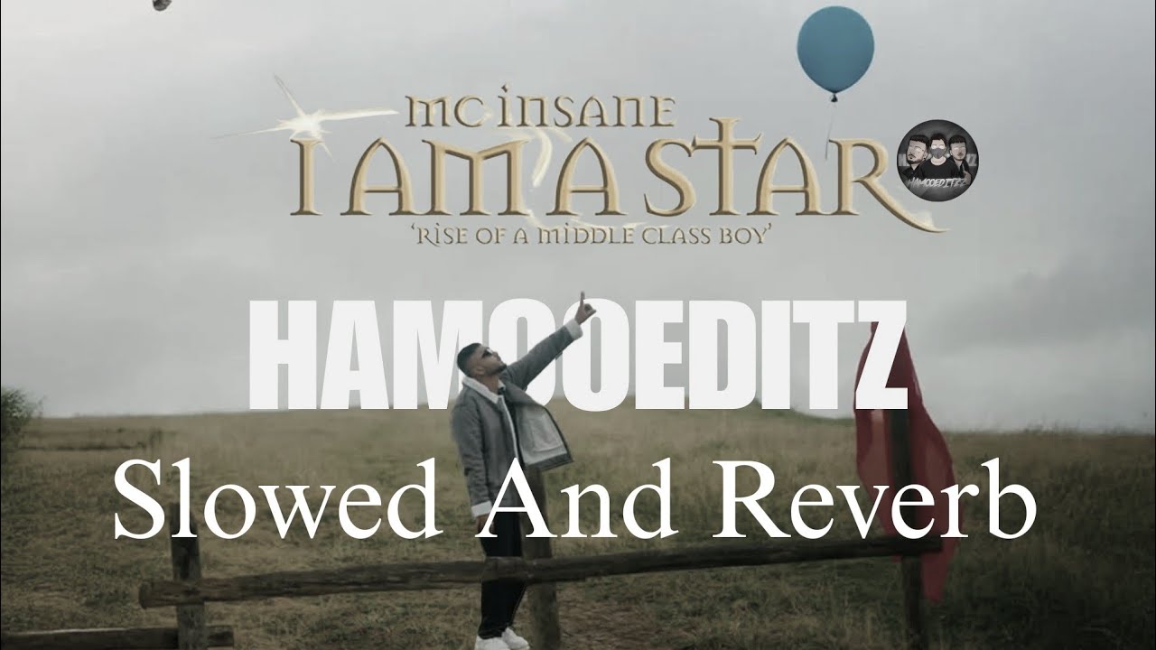 MC Insane - I AM A STAR ( Slowed And Reverb) | 2025 | #mcinsane #iamastar #emoboy #slowedandreverb