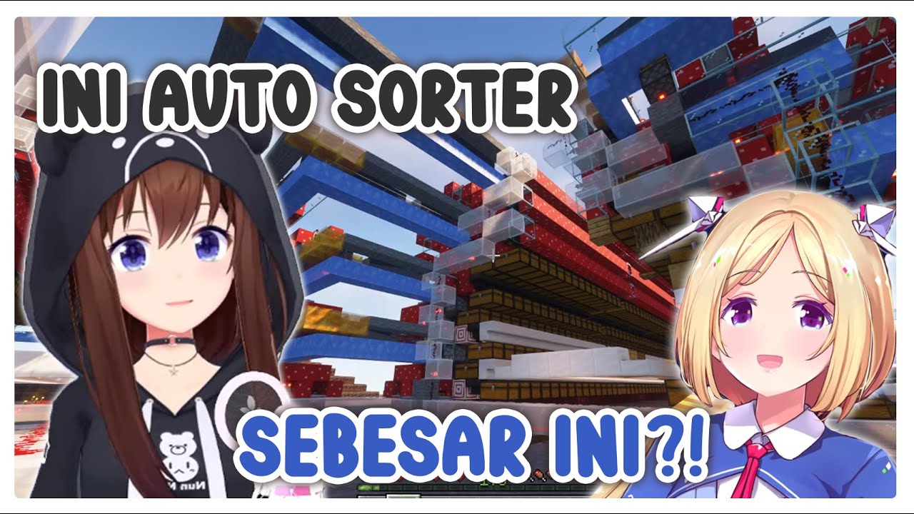 AKIROSE Kaget Melihat Besarnya Auto Sorter MOONA | (Hololive Clips)