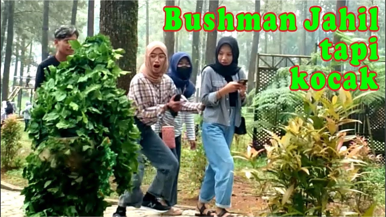 Bushman prank bikin ketawa ngakak..!! Funny video prank and hilarious