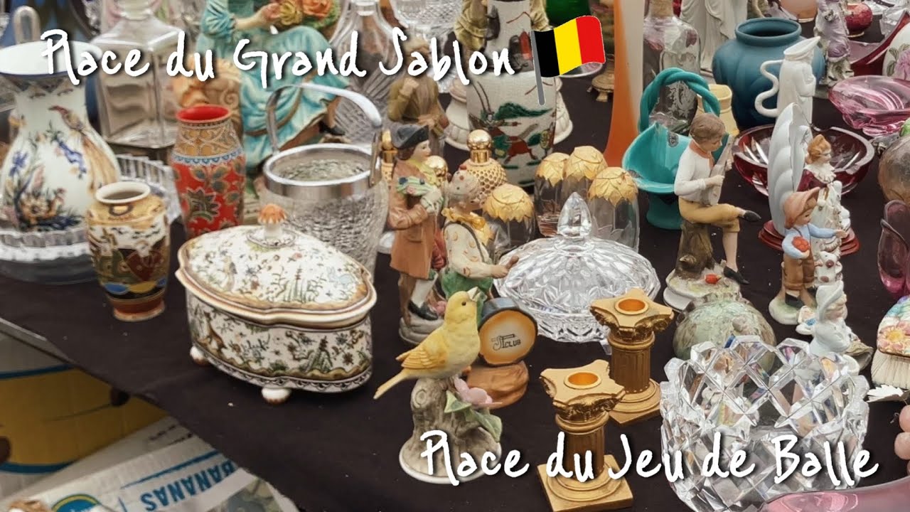 🧳🇧🇪ベルギーへ！ブリュッセルのアンティークマーケットと蚤の市/Flea markets at Brussels