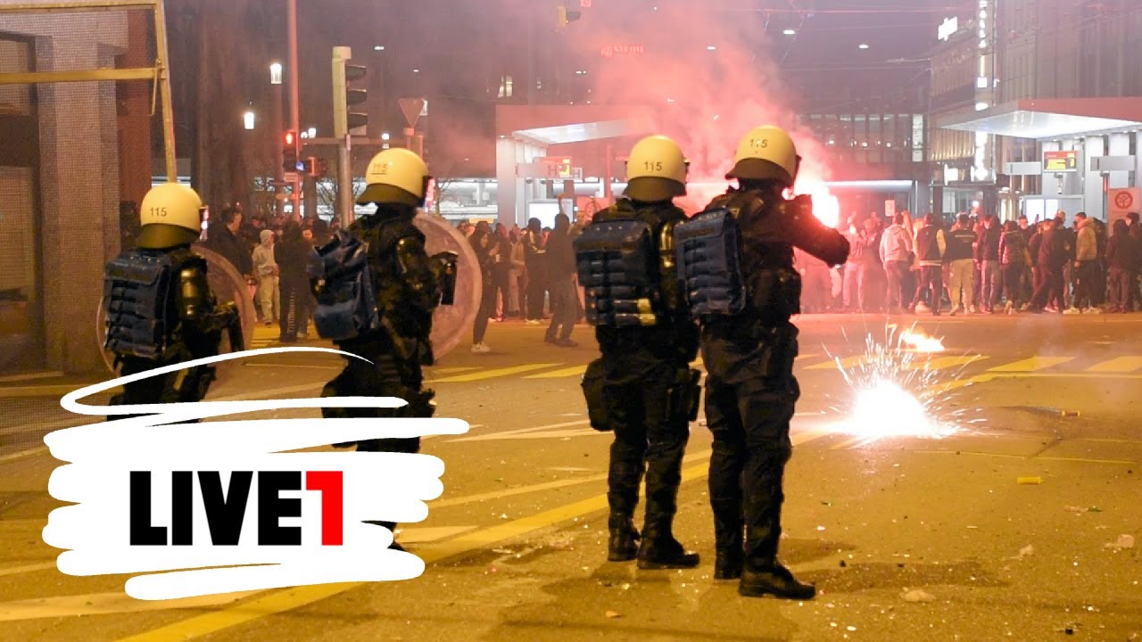 St. Gallen: W&uuml;ste Szenen bei zweiter Krawallnacht