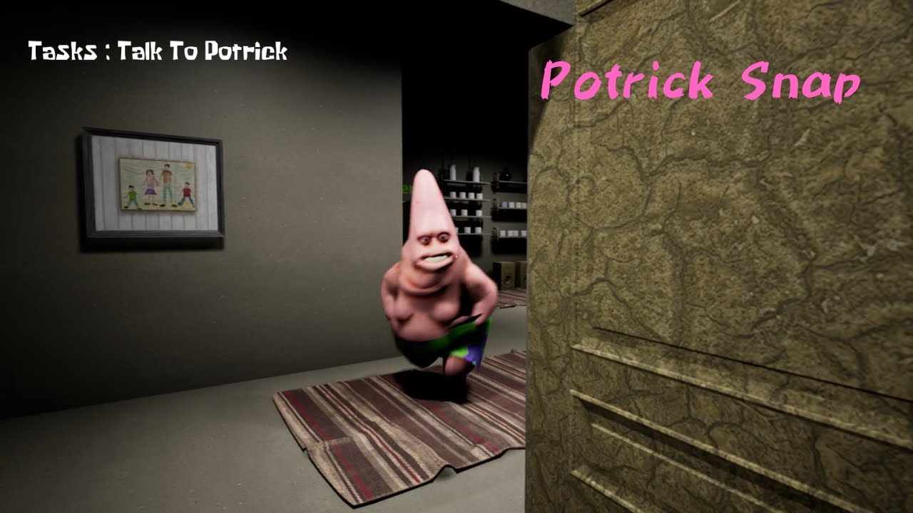 【Potrick Snap】スポンジボブのキャラクターが襲ってくるやばいホラーゲーム