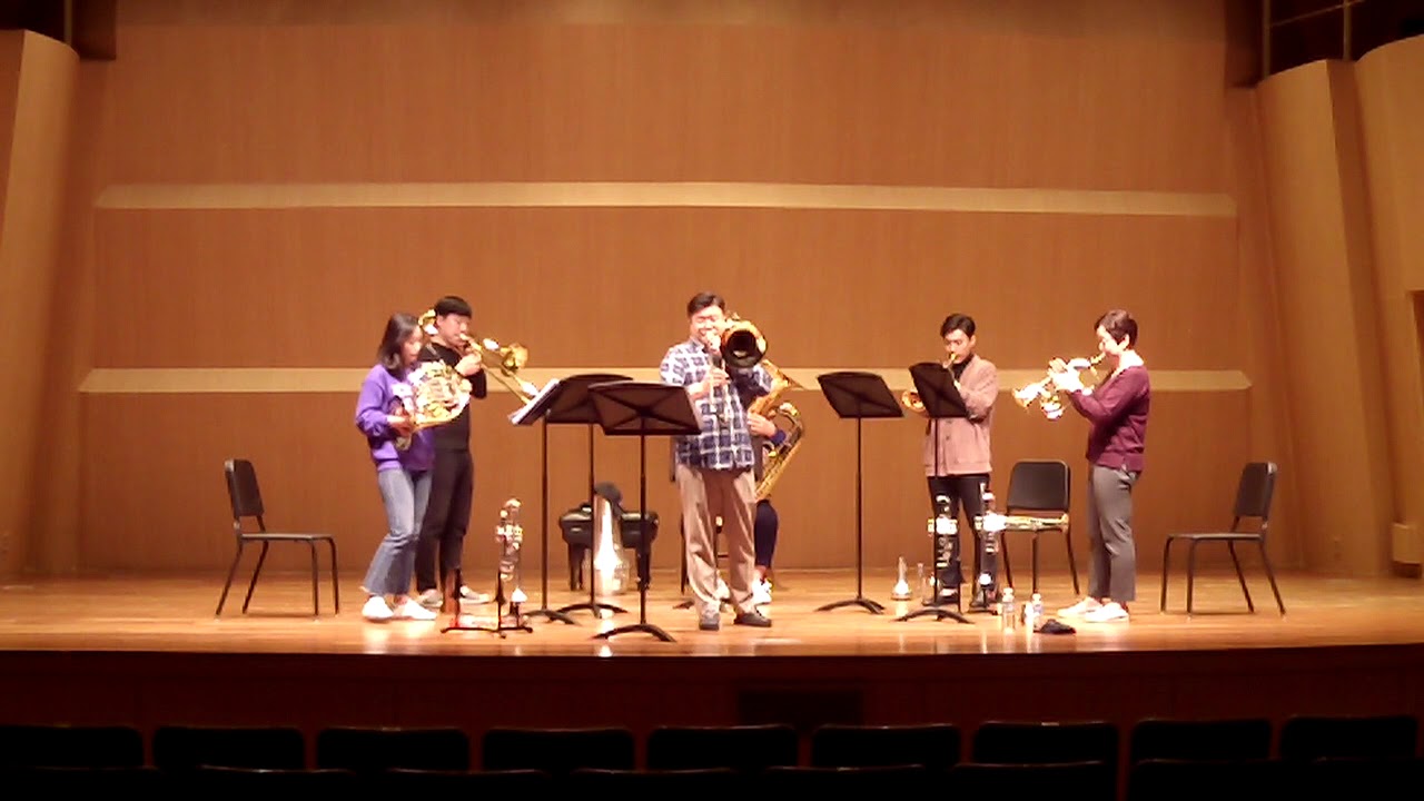 Minhwan Lee plays Capriccio by Steven Verhelst with Joy of Brass Quintet