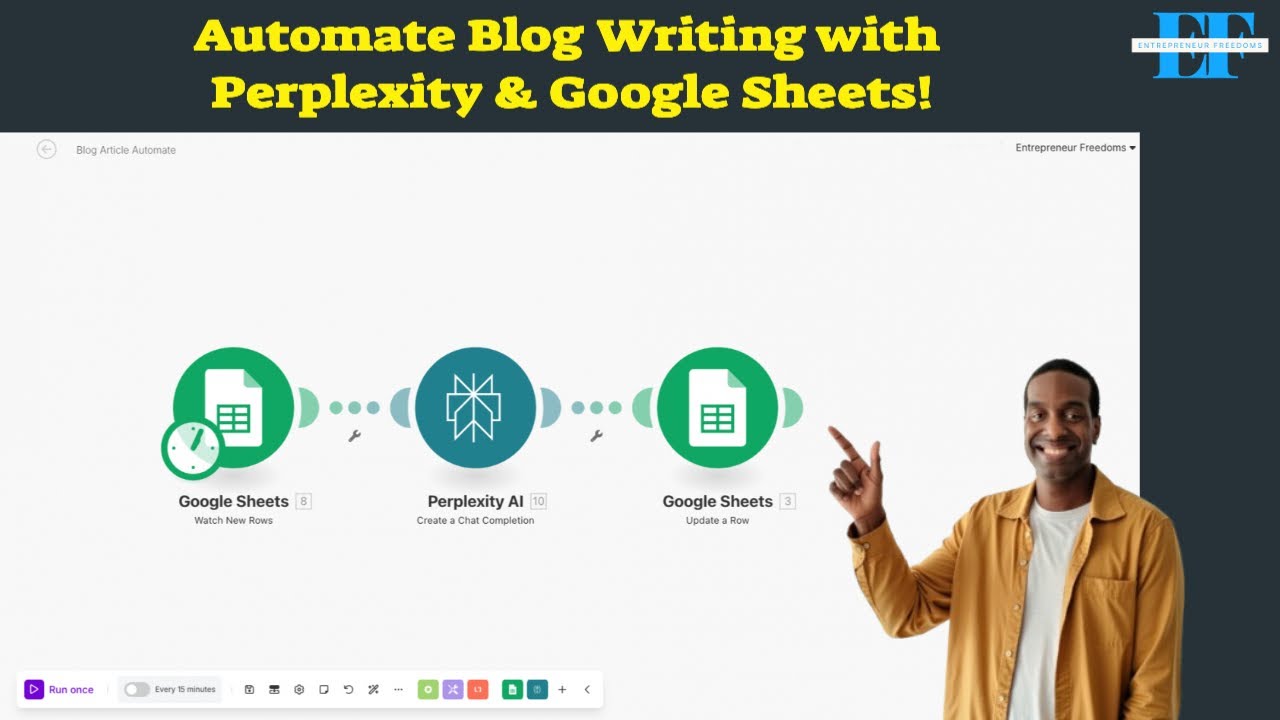 Автоматизируйте написание статей для блога с помощью Perplexity и Google Sheets!