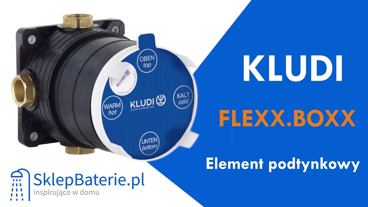KLUDI FLEXX.BOXX element podtynkowy 88011 - SklepBaterie.pl