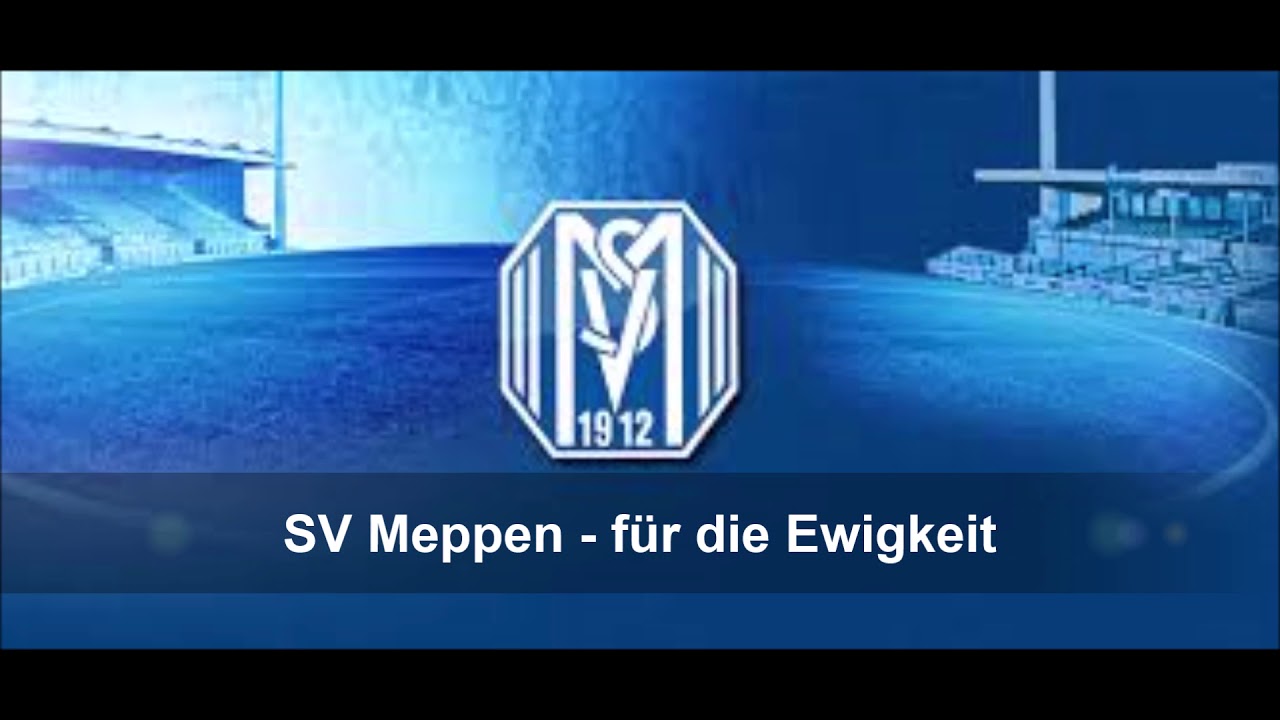 SV Meppen in Blau und Wei&szlig; Vereint