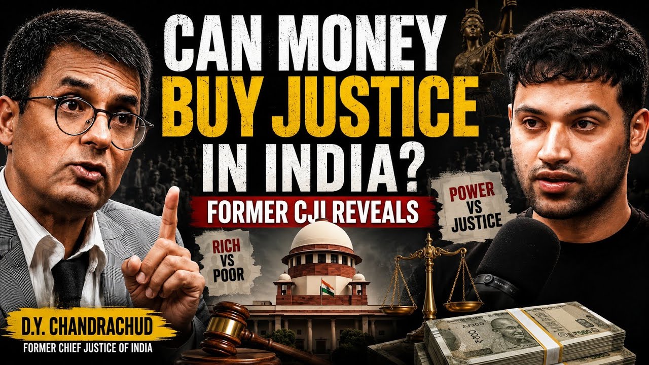 Can Money Buy Justice in India? 😳 | Former CJI D.Y. Chandrachud