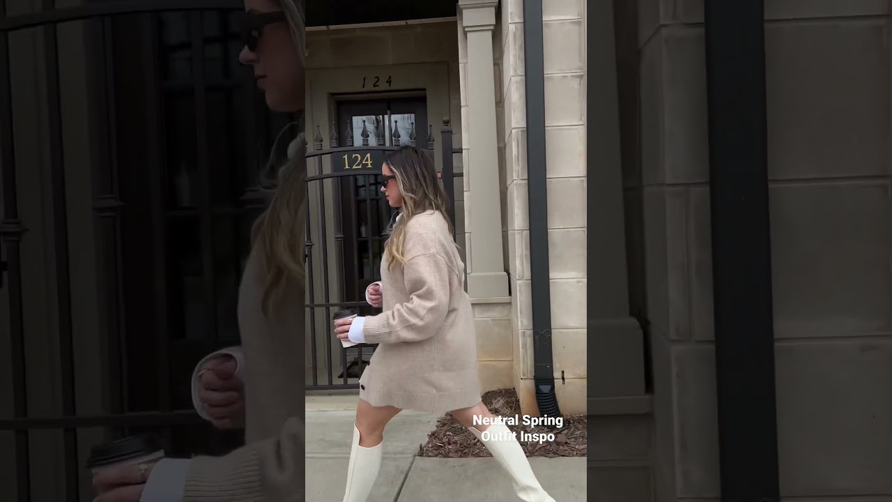Neutral spring outfit Inspo | Casual outfit ideas #outfitideas
