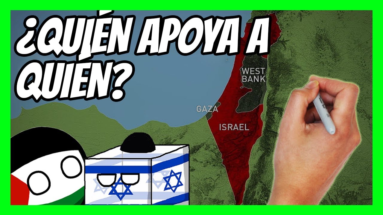 ⚠️ISRAEL VS HAMÁS⚠️ ¿Qué PAÍSES APOYAN a cada bando?