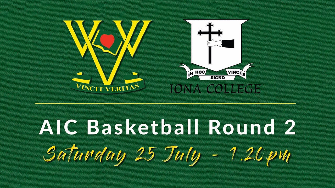 AIC Basketball Round 2 - Villanova College v Iona College