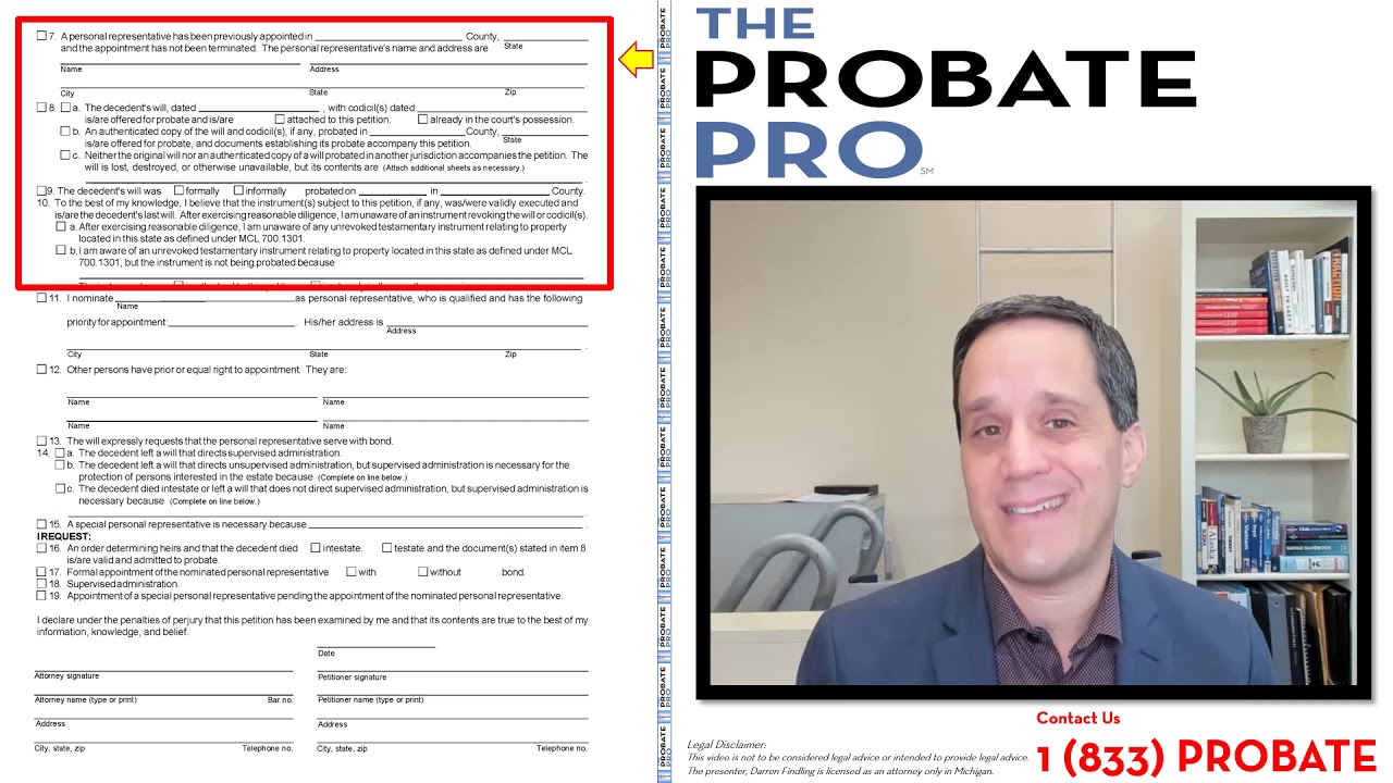 Petition for Probate and Appointment of Personal Representative #probate #petition #lawyer