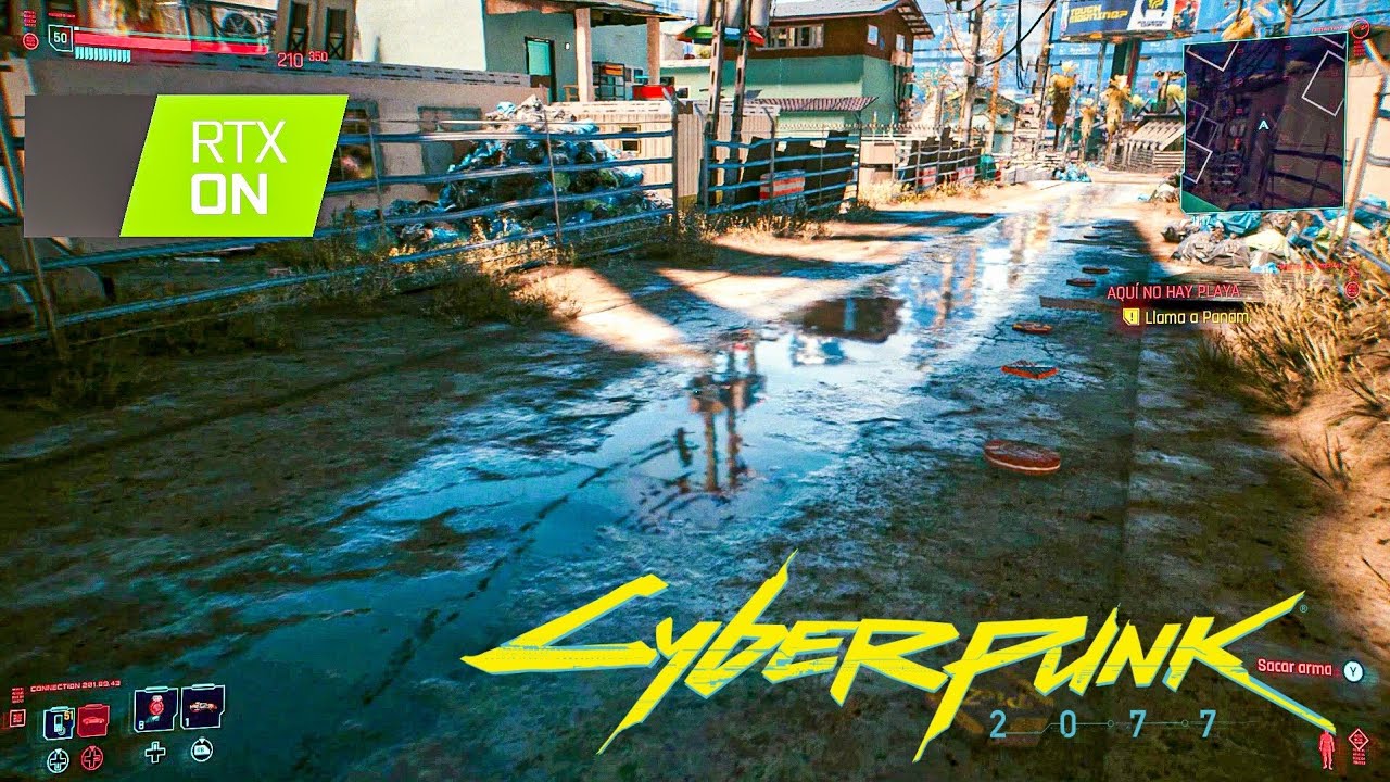 Cyberpunk 2077 - RayTracing ON // OFF (RTX 2060 Max-Q)