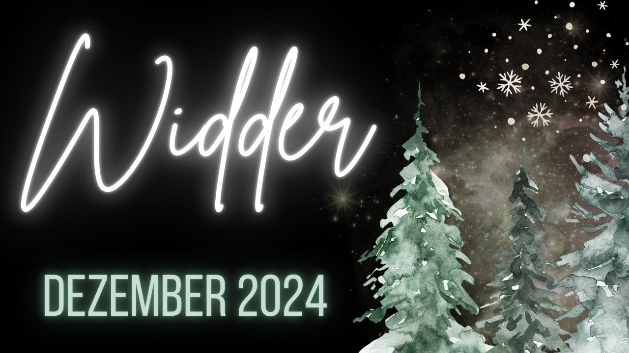 WIDDER ♈️ Ein göttliches Geschenk 💝⛄️ | Dezember 2024 • Tarot • Horoskop