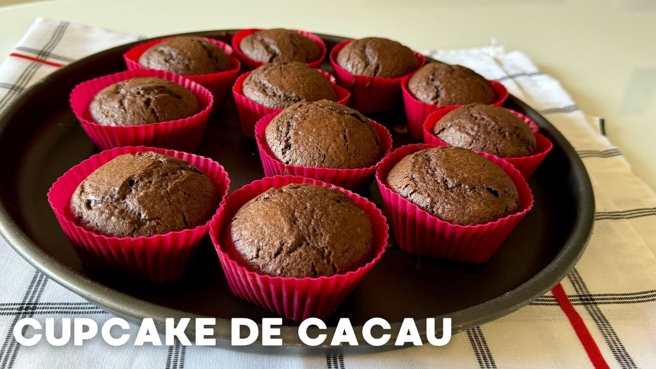 BOLINHO DE CACAU para lancheira escolar