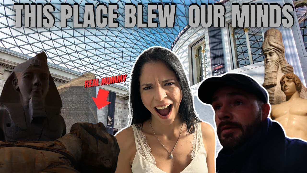AMERICANS GO TO THE BEST ATTRACTION IN LONDON THE BRITISH MUSEUM & ITS FREE!!