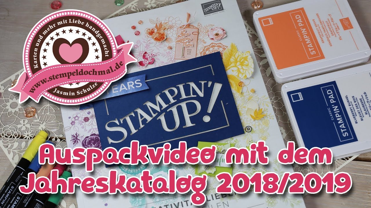 Auspackvideo Stampin' Up! Jahreskatalog 2018/2019