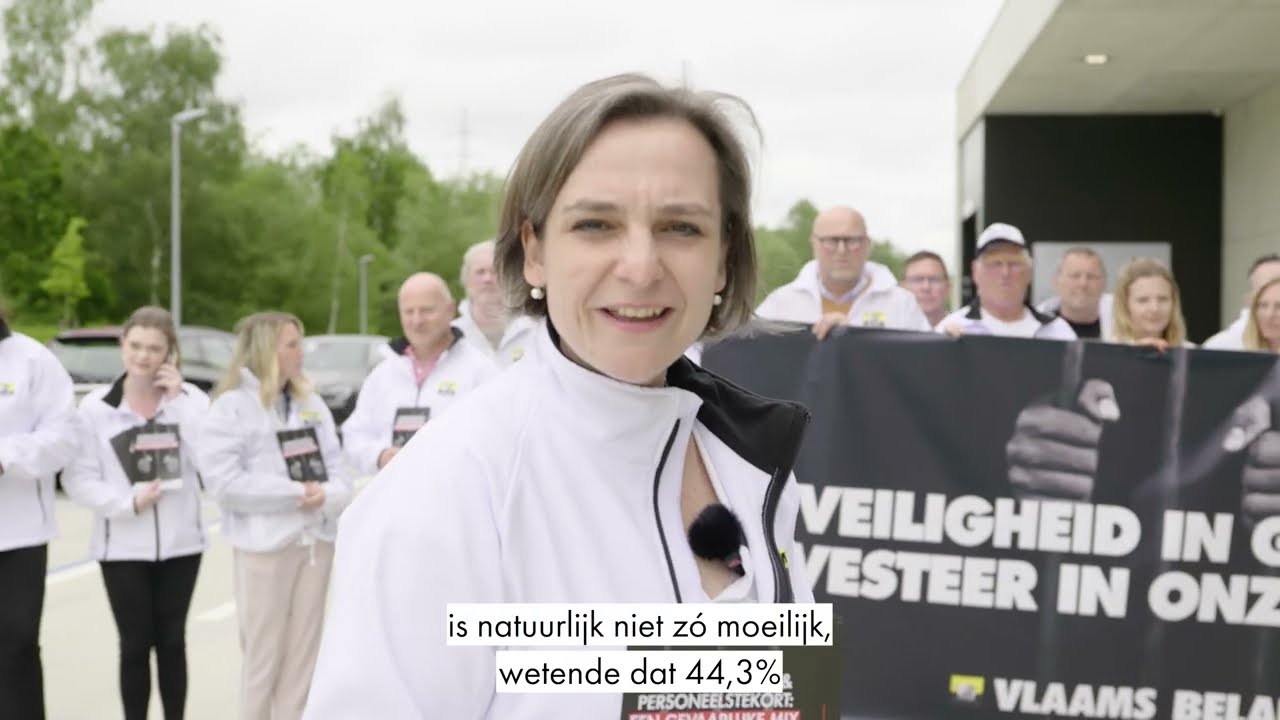 Actie aan de gevangenis van Dendermonde
