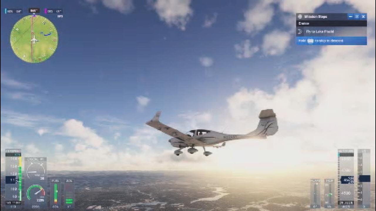 Landing Issues On Mission To Lake Placid [Microsoft Flight Simulator 2024]