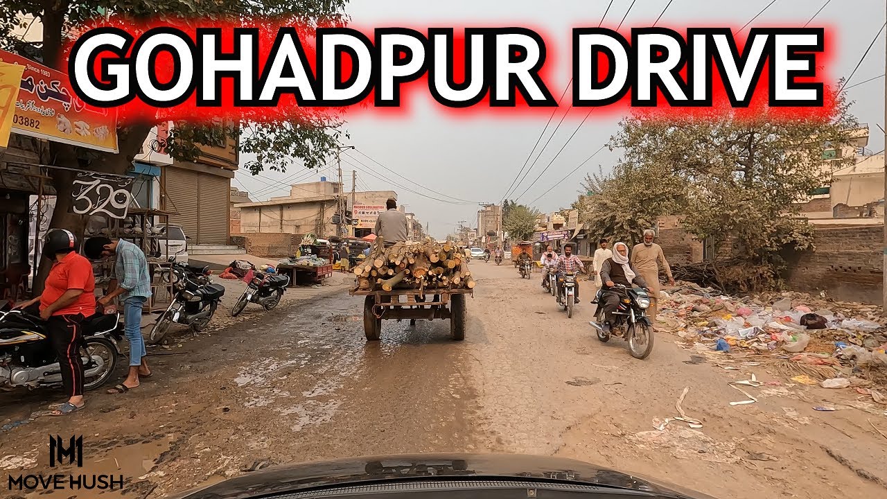 Drive On ROCKY Roads Of GOHADPUR MOHALLA, Sialkot | Car Driving POV Pakistan