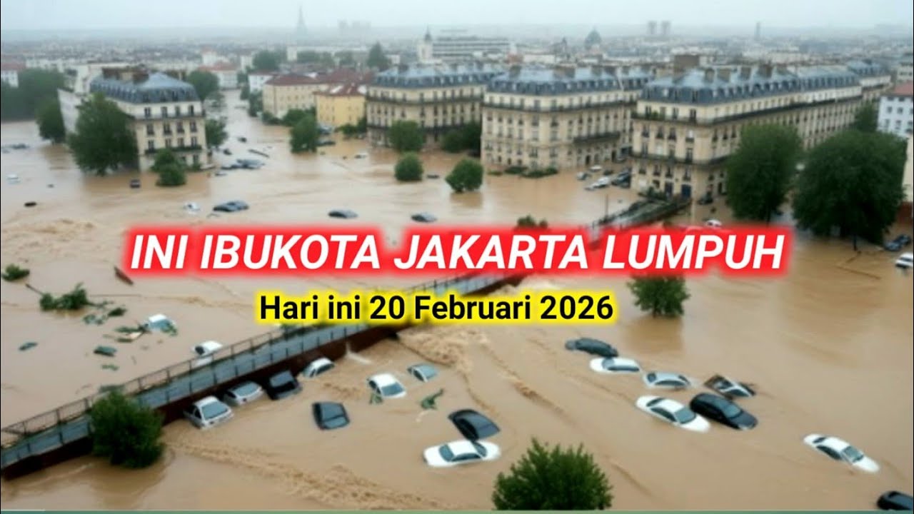 Info Banjir Jakarta Hari ini 20 Februari 2026: Kampung Melayu Tergenang Hingga 1 Meter!