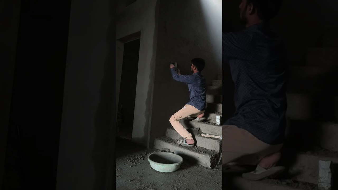 प्लास्टर कैसे कियाजाता है 💪