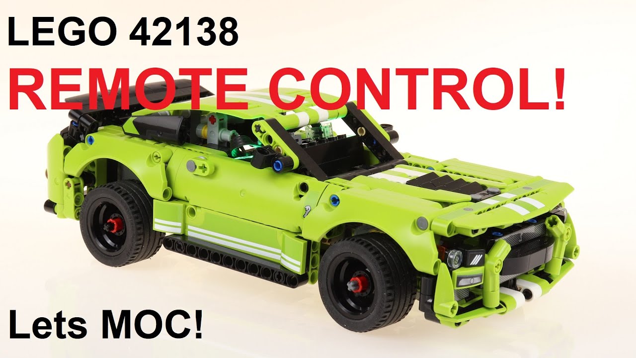 LEGO TECHNIC 42138 tuning FORD Mustang Shelby GT500 - RC- power - Lets MOC!