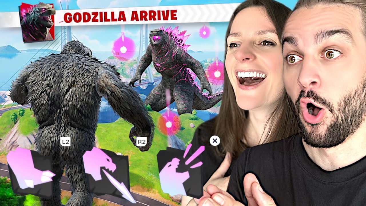 GODZILLA vs KONG SUR FORTNITE !
