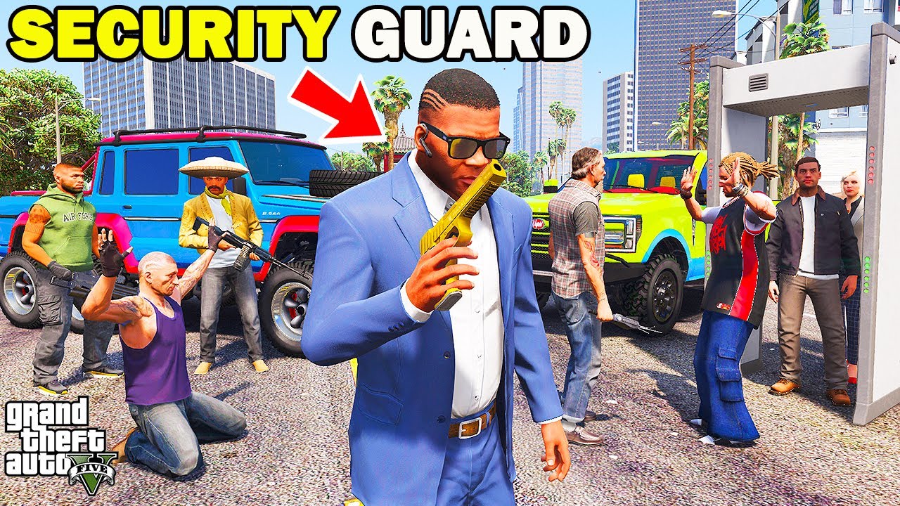 Franklin Become the Most Powerful Security Guard of Los Santos and Protect his Boss in GTA 5