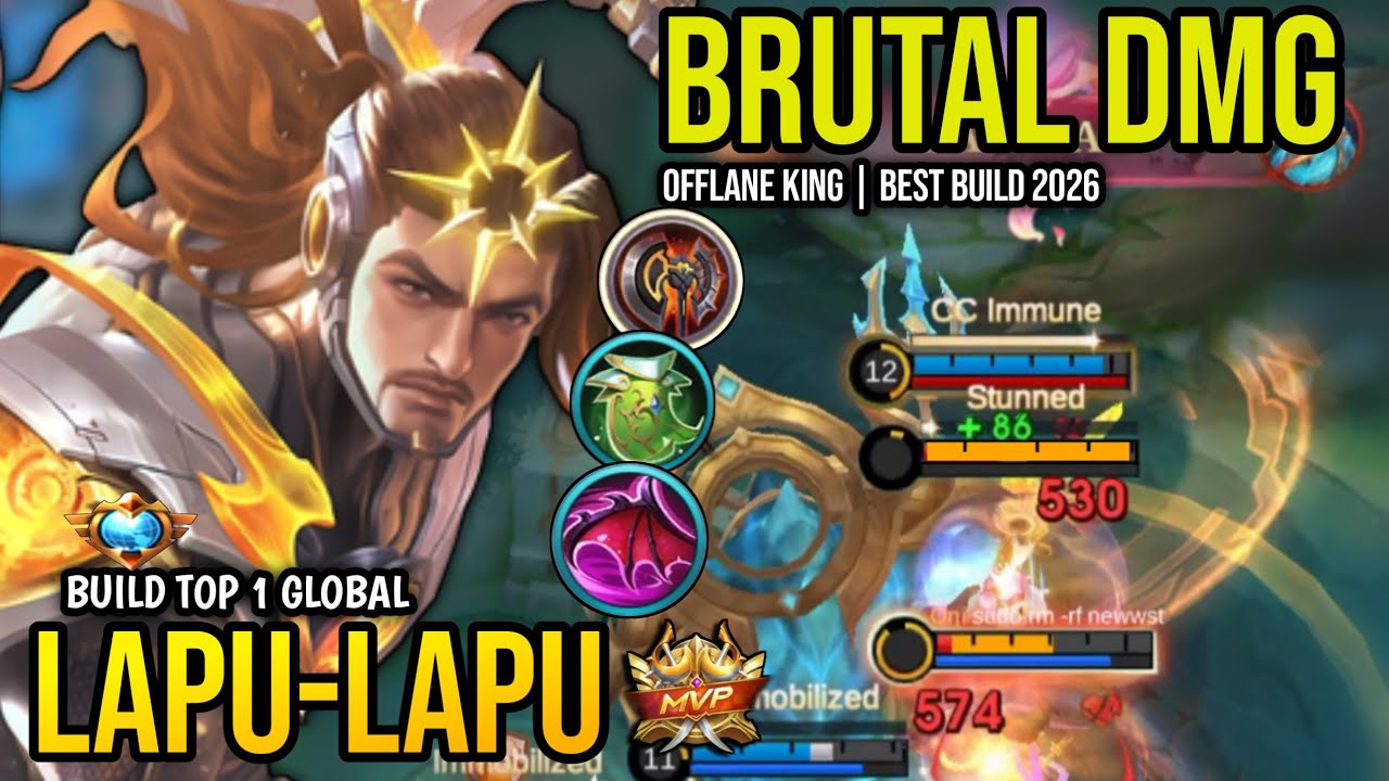 LAPU-LAPU BEST BUILD 2026 | BUILD TOP 1 GLOBAL LAPU-LAPU GAMEPLAY | MOBILE LEGENDS✓