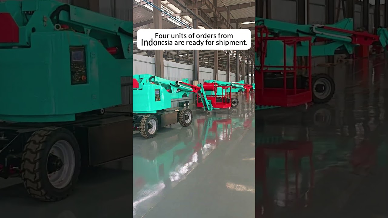 Four units of orders from Indonesia are ready for shipment.