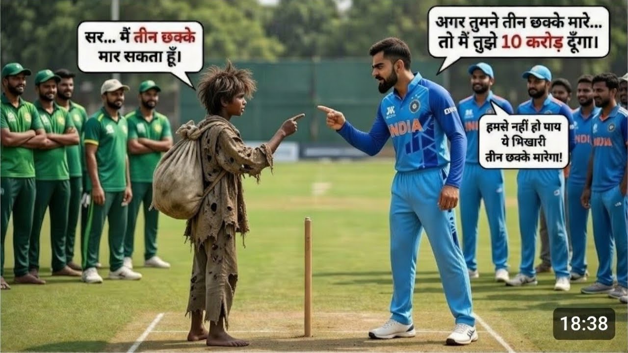 सबने समझा कूड़ा बीनने वाला है… लेकिन 3 बॉल में 18 रन बनाकर ₹50 लाख जीत गया! 😱🔥