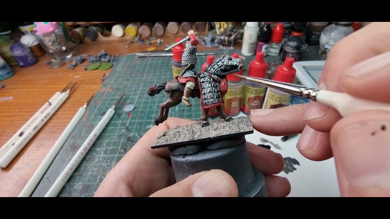 how to paint goth warlord from Gripping Beast