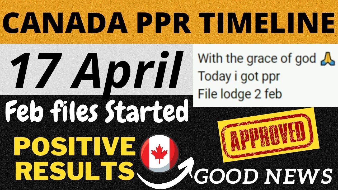 17 APRIL PPR TIMELINE | PPR TIMELINE TODAY | CANADA PPR TIMELINE.
