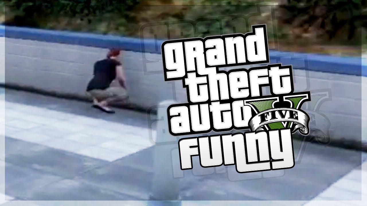 GTA 5 Funny Moments and Glitches! - Skateboard Glitch!