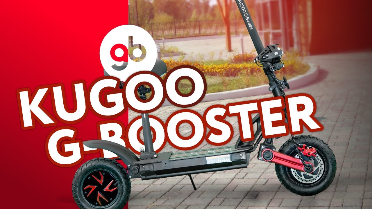 KUGOO G-BOOSTER - настоящий гоночный болид в мире электросамокатов. Полноприводный, мощный и быстрый