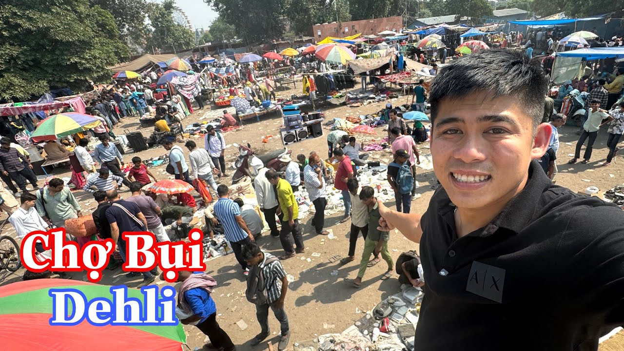 Khu Bán Đồ Ăn Cắp Ngoài Trời Lớn Nhất Ấn Độ