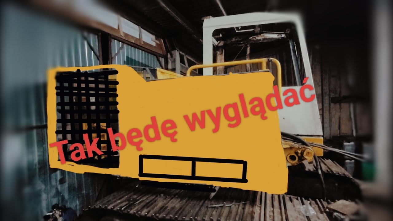 Robię ramę pod osłony Koparka Waryński