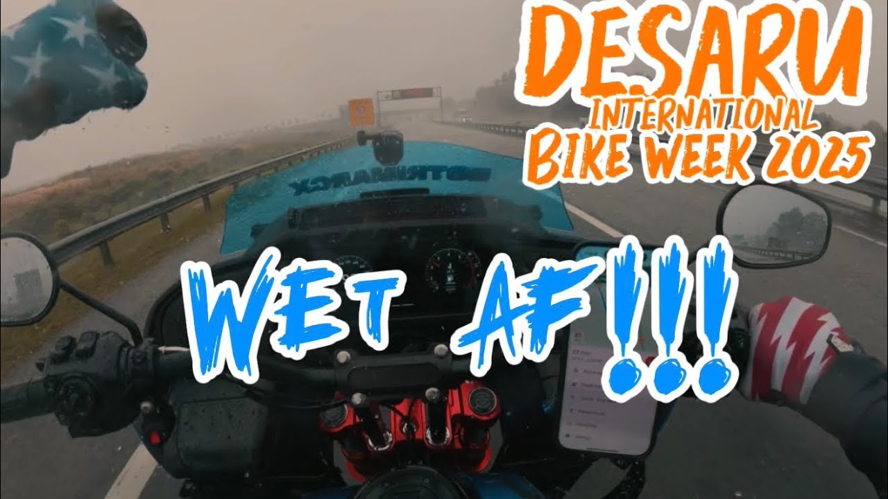 DESARU INTERNATIONAL BIKE WEEK 2026 | RAIN AIN’T SHIT | HARLEY DAVIDSON ROAD GLIDE 