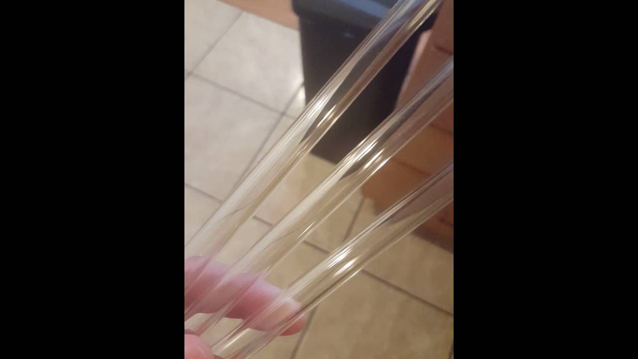 Glass straws