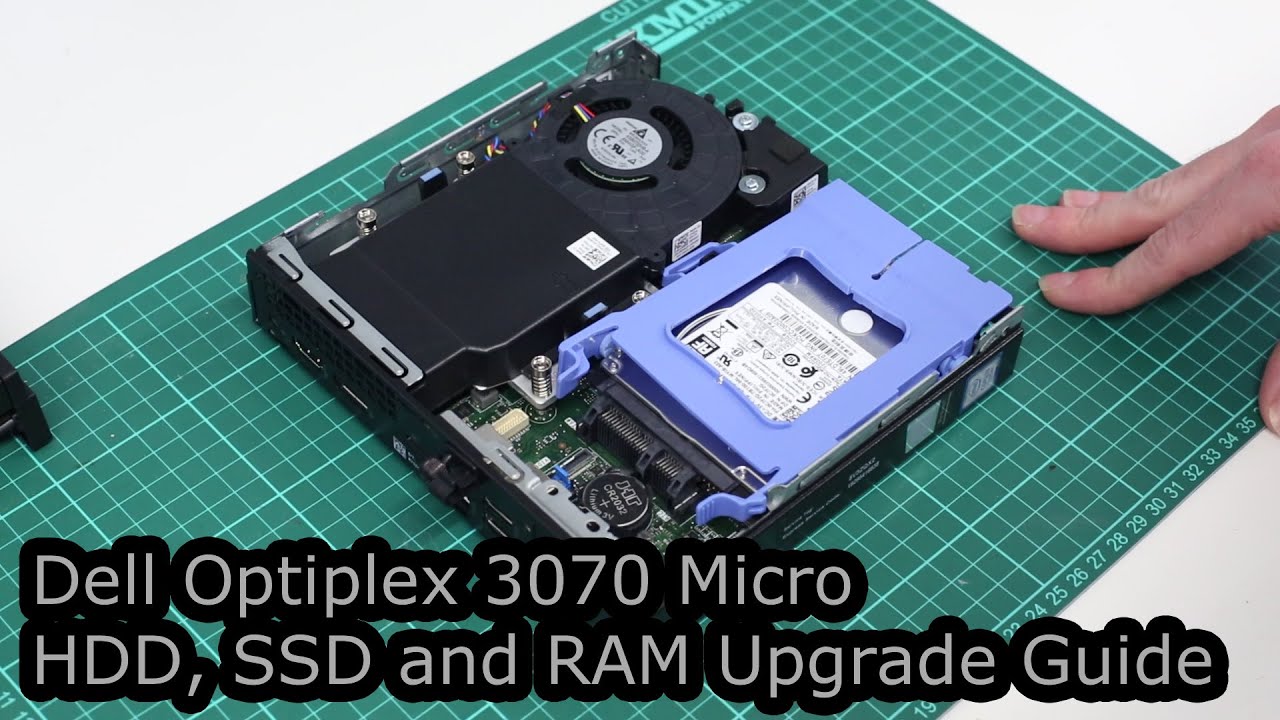 Руководство по обновлению жесткого диска и оперативной памяти Dell Optiplex 3070 Micro SSD