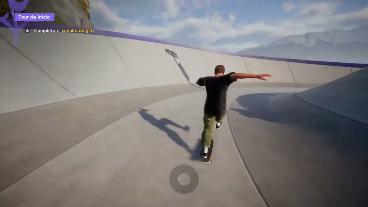 JUGANDO SKATE. POR PRIMERA VEZ