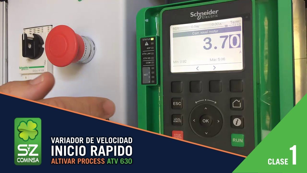 Variador de Velocidad Altivar Process ATV630 - Inicio Sencillo