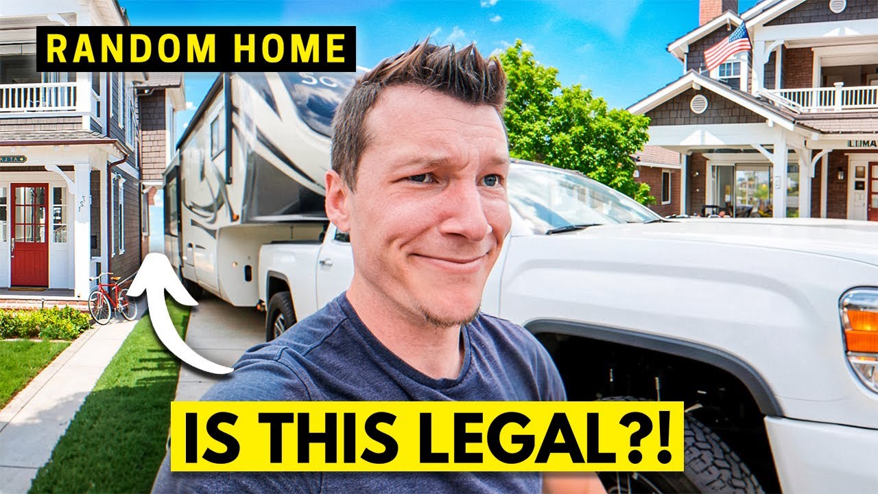 RV Camping on STRANGERS PROPERTY! Would You do THIS?
