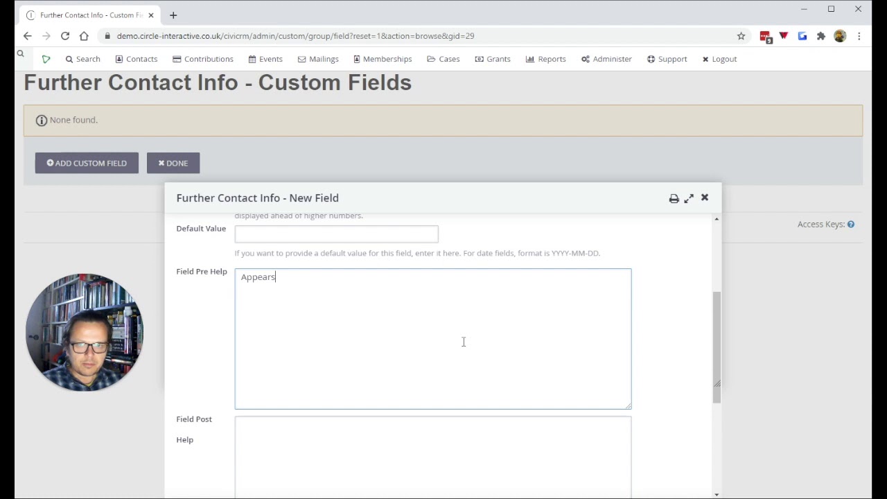 Creating custom fields in CiviCRM - Part 2 (Custom Fields)