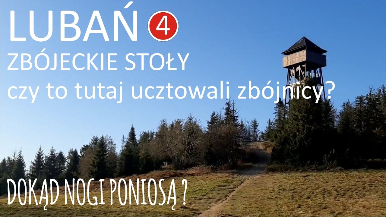 Lubań - Zbójeckie stoły. Czy tutaj ucztowali gorczańscy zbójnicy ?
