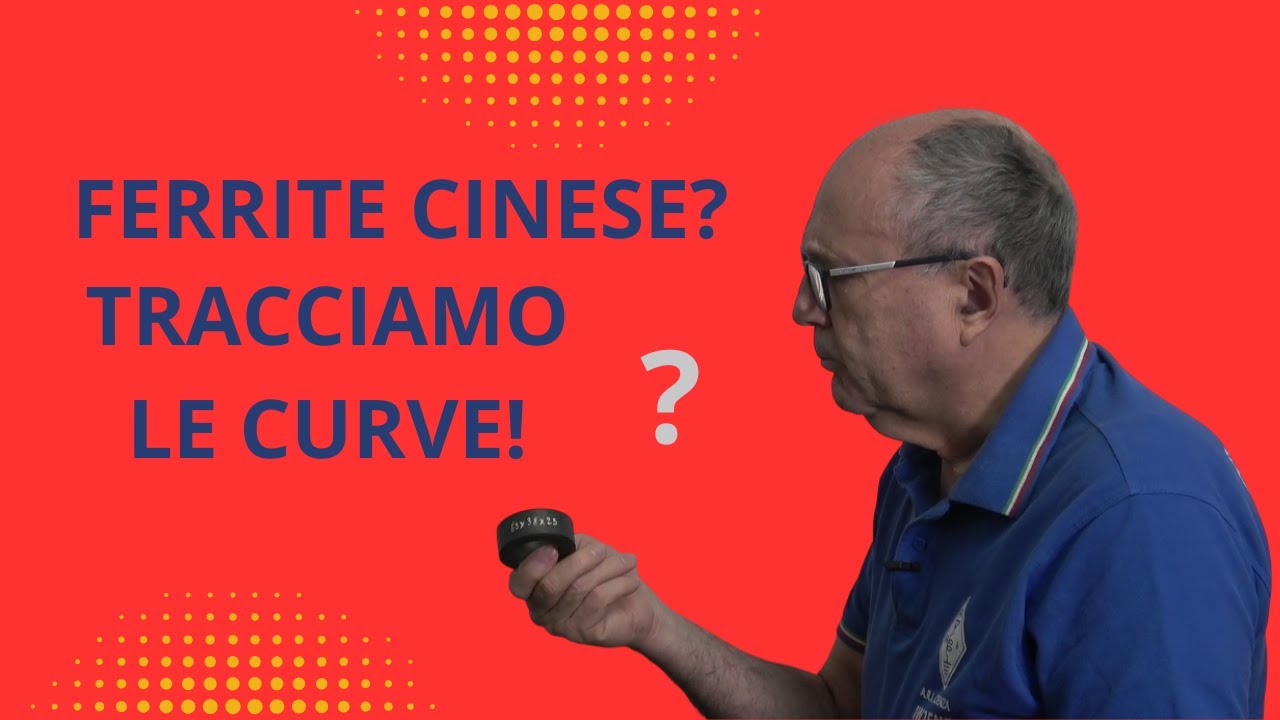 Misura della permeabilità di un toroide col VNA.