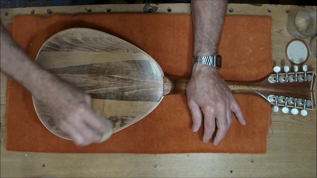 Mandolin Crack Repair 2 of 2
