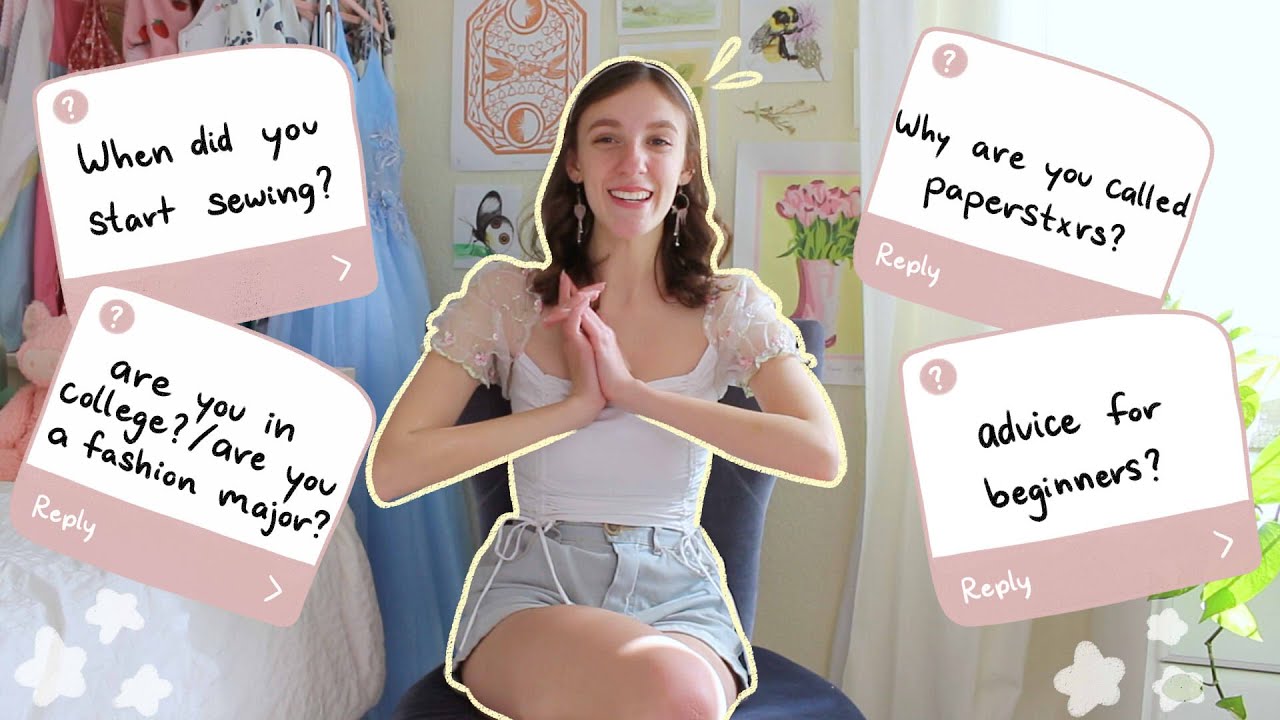 Get to Know Me Q&A | About My Sewing experience, Other Hobbies, Advice for Beginners!