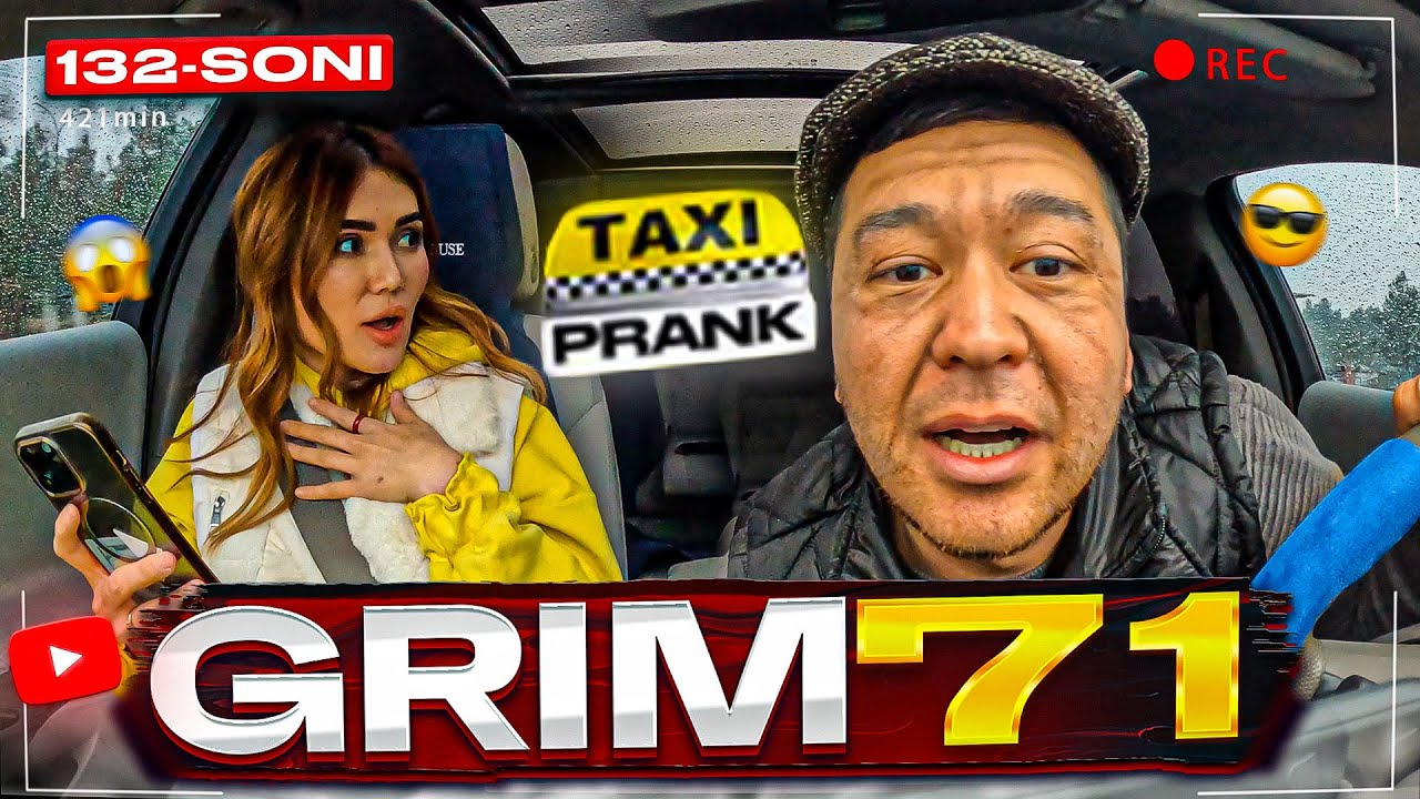 Taksi prank 132-Soni🚖 50 yoshli qari odam obrazidaman😁